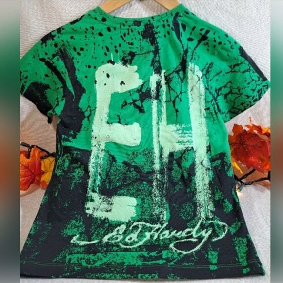 NWT Ed Hardy Graphic Kids Shirt - Picture 2 of 11